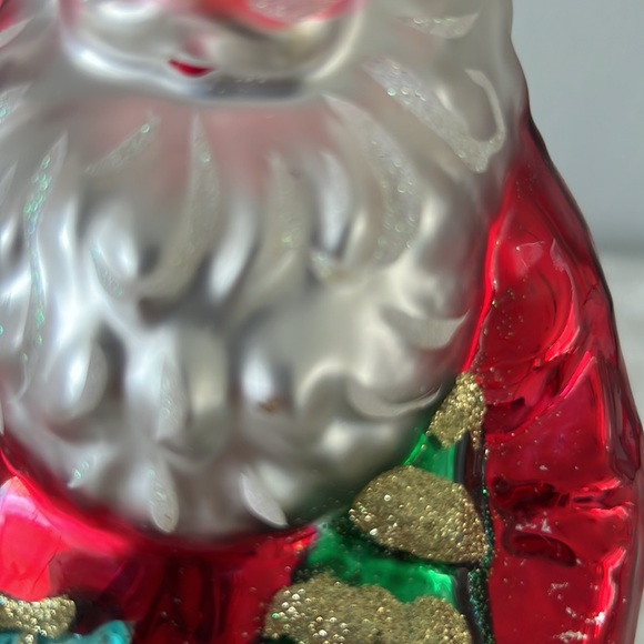 Santa Glass Decoration. - Picture 5 of 9